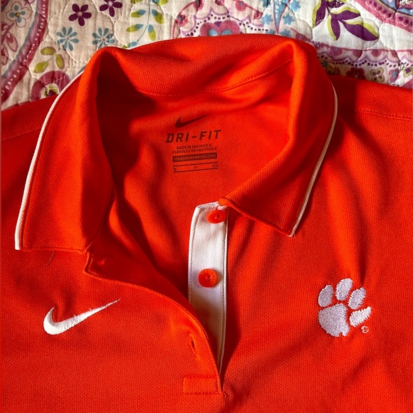 Nike Clemson University Orange Performance Polo - Picture 4 of 4